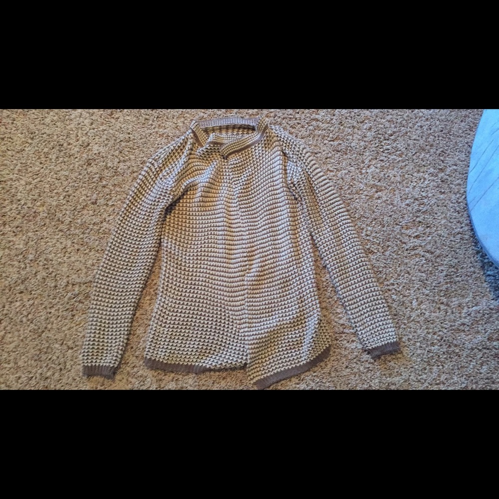 XS Open Front Knit Sweater